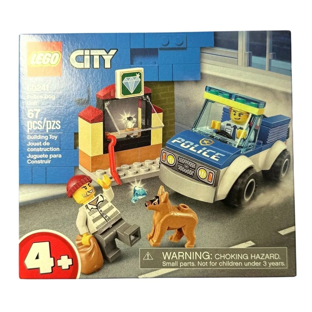 Lego‎ City 60241 Great Vehicles Police Dog Unit New Building Kit